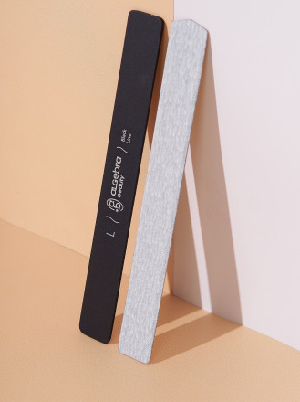 ALGEBRA BEAUTY   HARD GRAY   Тонкие   L Plus   #180   (50шт)   Сменные  файлы для пилки без подложки