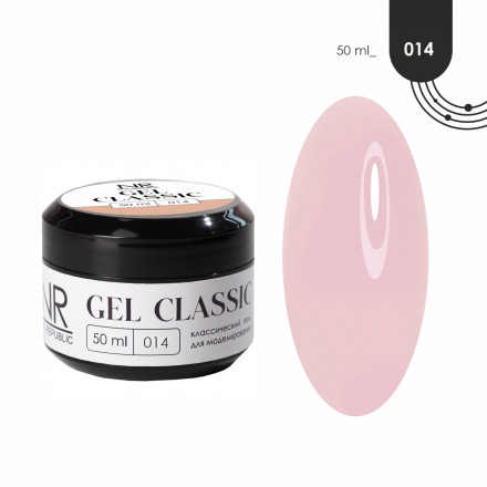 NAIL REPUBLIC   Гель  для моделирования самовыравнивающийся   Gel   CLASSIC   #14   50г   (СНЯТО)