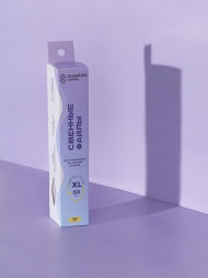 ALGEBRA BEAUTY   SOFT WHITE   Тонкие   XL   #240   (50шт)   Сменные  файлы для пилки без подложки