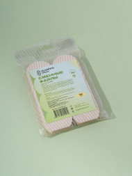 ALGEBRA BEAUTY   SOFT WHITE   Для педикюрной терки   S   #100   (50шт)   Сменные  файлы для пилки без подложки