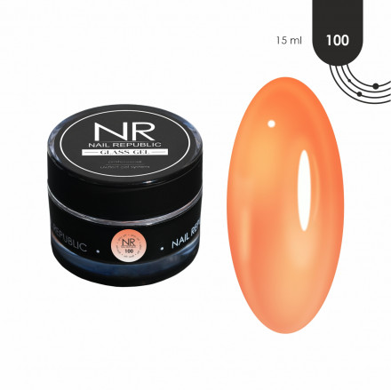NAIL REPUBLIC   Гель для моделирования витражный   Gel CLASSIC (Glass)   #100   15г