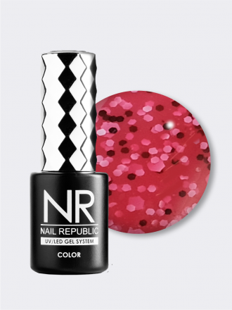 NAIL REPUBLIC   Гель-лак с вкраплениями   10мл   Stone Crumb   #709