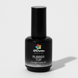 BLOOM   Top  RUBBER   15мл   Топ каучуковый без л/с