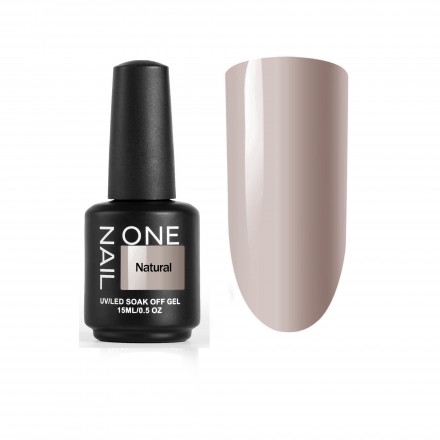 ONE NAIL   База камуфлирующая жесткая  Base   NATURAL   15мл