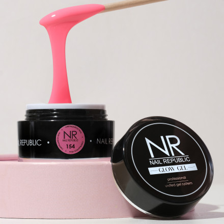 NAIL REPUBLIC   Гель для моделирования цветной   Gel GLOW   #154   15г