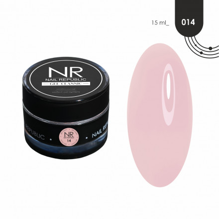 NAIL REPUBLIC   Гель  для моделирования самовыравнивающийся   Gel   CLASSIC   #14   15г   (СНЯТО)
