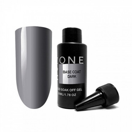 ONE NAIL   База камуфлирующая жесткая  Base   DARK  (бутылка)   50мл