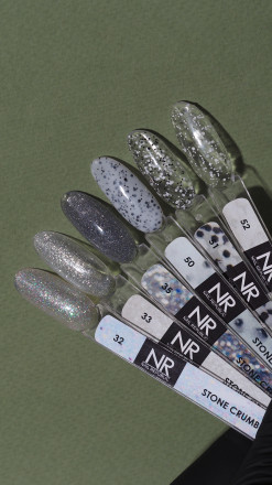 NAIL REPUBLIC   База камуфлирующая   10мл   Base Stone crumb   #33 с шиммером (10мл)