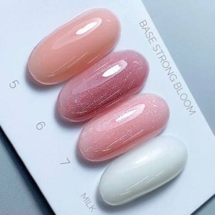 BLOOM   Base Strong   MILK   30мл (бутылка)   База камуфлирующая молочная