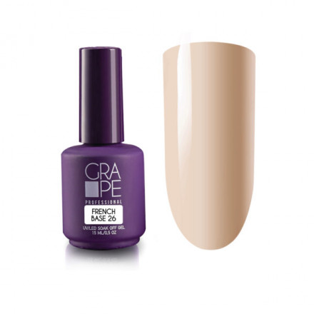 GRAPE  Камуфлирующая база  FRENCH   №26   15мл   Limited